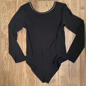 New black embellished H&M bodysuit